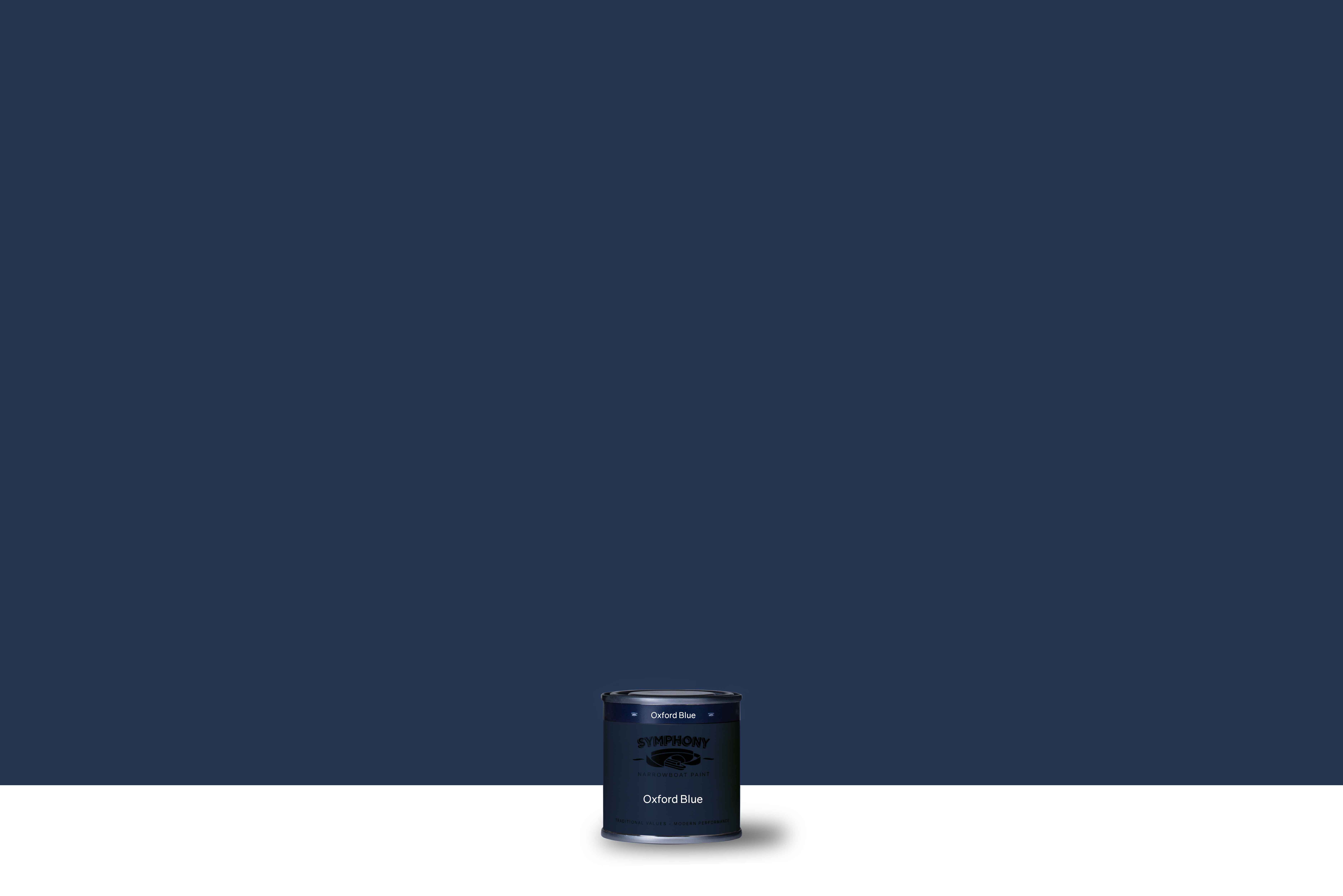 SAMPLE OXFORD BLUE Symphony Narrowboat Paint